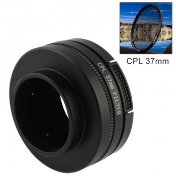 37mm CPL Filter Circular Polarizer Lens Filter with Cap for GoPro Hero 4 / 3+ / 3