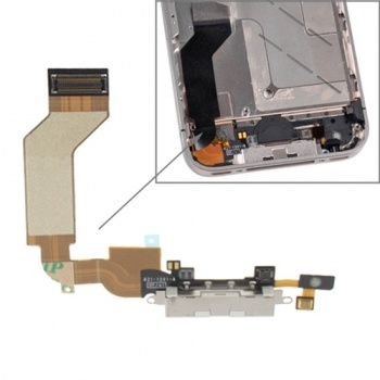 Cable Flexible Conector de Carga para iPhone 4