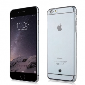 Baseus Carcasa Rgida Transparente Ultra Fina para iPhone-6