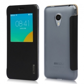Baseus Primary Color Series Ultra-thin Intelligent Leather Case with Holder & Window for Meizu MX4 Pro