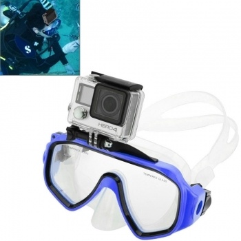 Equipamento de buceo con gafas y carcasa para GoPro Hero 4 / 3+ / 3 / 2 / 1