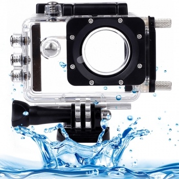 Carcasa waterproof con carcador de coche para SJCAM SJ5000, Plus y WiFi Carcasa waterproof con carcador de coche para SJCAM SJ5000, Plus y WiFi