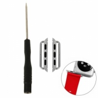 Conector de metal y destornillador para Apple Watch 38mm, Pack de 2