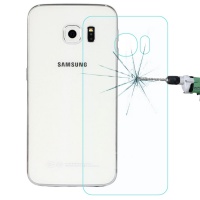 LOPURS 9H+ Surface Hardness 2.5D Explosion-proof Back Tempered Glass Film for Samsung Galaxy S6 / G920 & S6 Edge / G925