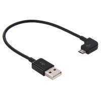 Cable Micro USB Codo a USB 2.0 Datos y Cargador Universal 20cm