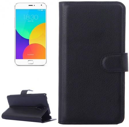 Lichee Texture Leather Case with Holder & Card Slots & Wallet for Meizu MX 4 Pro