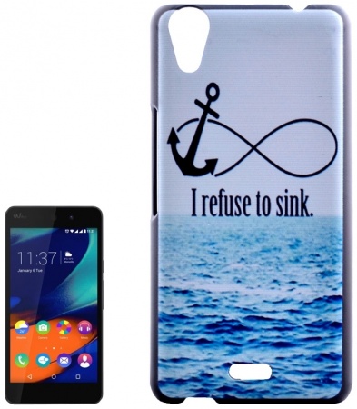Sea and Words Patterns PC Protective Case for Wiko Rainbow Up