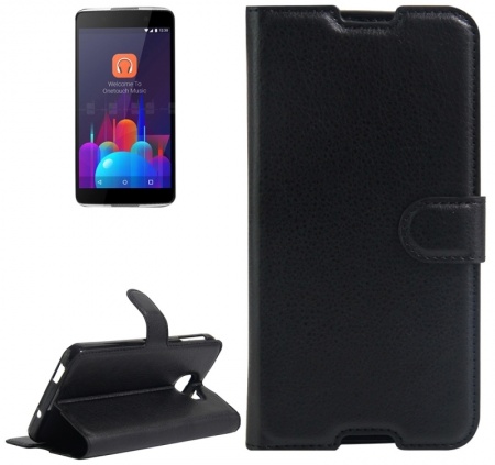 Alcatel TCL idol 4S Litchi Texture Horizontal Flip Genuine Leather Case with Holder & Card Slots & Wallet