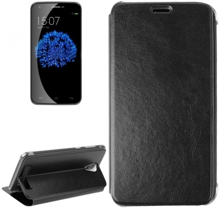 Horizontal Flip Leather Case with Holder for DOOGEE Valencia 2 Y100 Plus