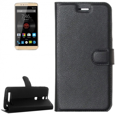Litchi Texture Horizontal Flip Leather Case with Holder & Card Slots & Wallet for Elephone P8000