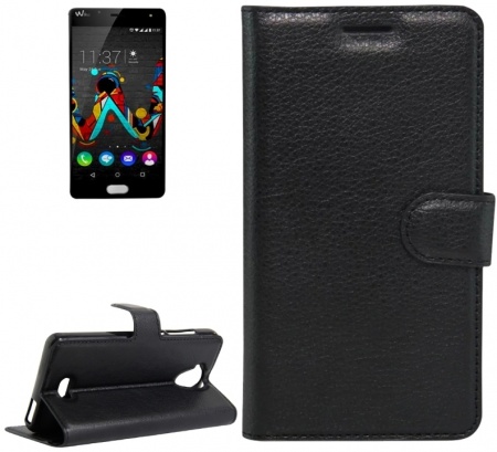 For Wiko U Feel Lite Litchi Texture Horizontal Flip Leather Case with Holder & Card Slots & Wallet
