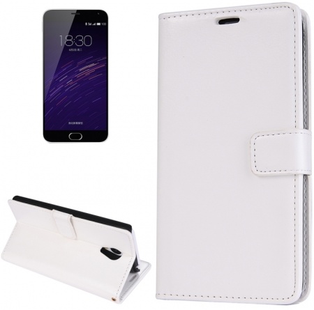 Meizu Meilan Note 2 Crazy Horse Texture Horizontal Flip Leather Case with Photo Frame & Holder & Card Slots & Wallet & Lanyard