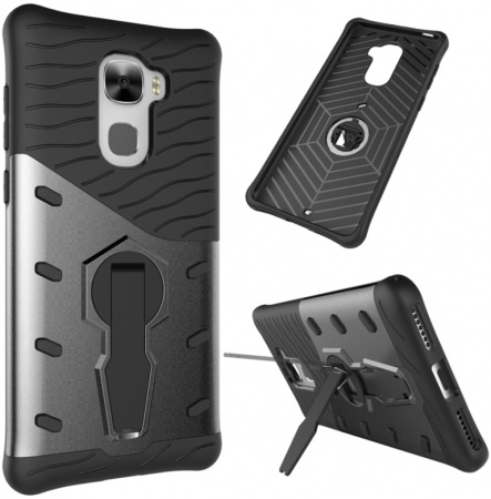 Letv Le Pro 3 Shock-Resistant 360 Degree Spin Sniper Hybrid Case TPU + PC Combination Case with Holder