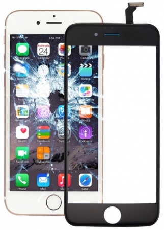 iPartsBuy for iPhone 6 Touch Screen Digitizer Assembly with Front LCD Screen Bezel Frame & OCA Optically Clear Adhesive
