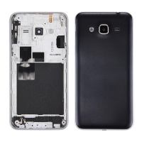 Rear cover with intermediate frame for Samsung Galaxy J3 (2016). 