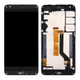 iPartsBuy for HTC Desire 530 LCD Screen + Touch Screen Digitizer Assembly with Frame & Top + Lower Bottom Glass Lens Cover 1