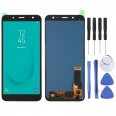 Repuesto de pantalla y herramientas para Samsung Galaxy J6 (2018) / J600, color negro.