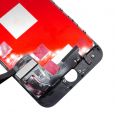 Pantalla de iPhone 8/SE 2020/2022 vista interna con cinta adhesiva y conectores, sobre fondo blanco.