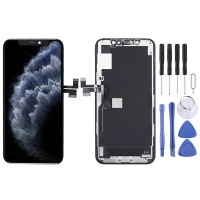 OLED Material LCD Screen and Digitizer Full Assembly with Frame for iPhone 11 Pro