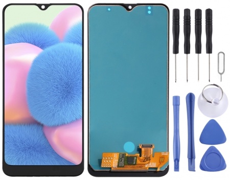 LCD Screen and Digitizer Full Assembly for Galaxy A30s