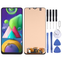 OLED Material LCD Screen and Digitizer Full Assembly for Samsung Galaxy M21 SM-M215