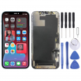 Pantalla OLED de reemplazo para iPhone 12 Pro Max con herramientas de reparación.