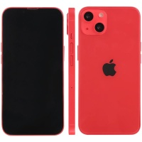 Maqueta con pantalla negra de iPhone 13 Rojo