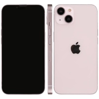 Maqueta con pantalla negra de iPhone 13 mini Rosa