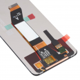 Pantalla de repuesto para Xiaomi Redmi 10, sin marco, con conectores flex visibles.