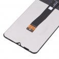 Pantalla de repuesto para Xiaomi Redmi 10C, con conector flex y borde negro.