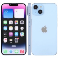 Maqueta con pantalla a color de iPhone 14 Azul