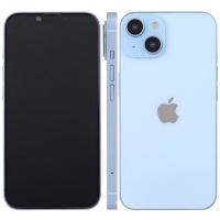 Maqueta con pantalla negra de iPhone 14 Azul