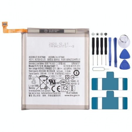 Original 3410mAh EB-BA415ABYY for Samsung Galaxy A41 SM-A415 Li-ion Battery Replacement