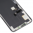 Panel OLED para iPhone 11 Pro Max sin botn de inicio, mostrando conectores y ensamblaje interno.