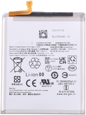 Battery for Samsung Galaxy A54 5G A546/A34 5G EB-BA546ABY 4905 mAh