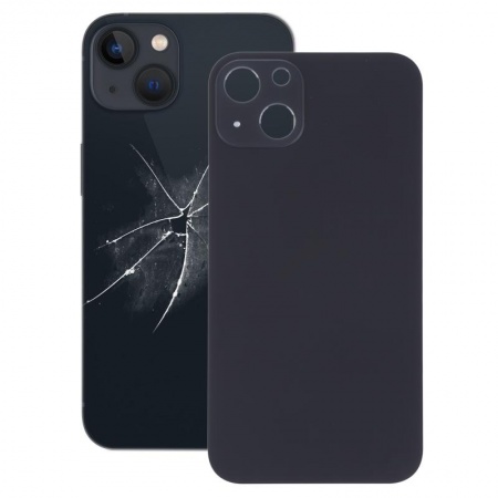 Glass Back Cover with Big Camera Hole for iPhone 13