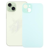 Back Glass Cover for iPhone 15 Plus with Large Camera Hole Verde