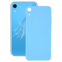 Glass Back Battery Cover for iPhone XR with Adhesive and Big Camera Hole Azul