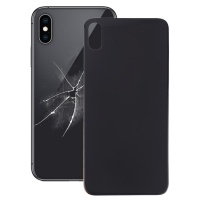 Tapa trasera para iPhone XS con adhesivo Negro