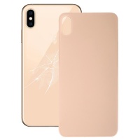 Tapa trasera para iPhone XS con adhesivo Dorado