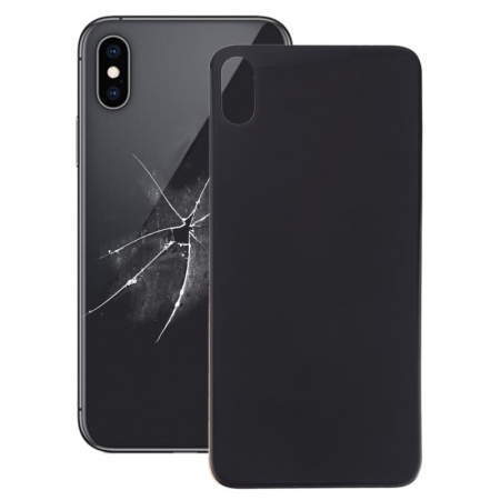 Tapa trasera iPhone XS con adhesivo - Blanco, Dorado, Negro