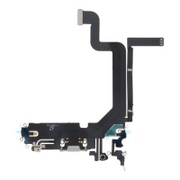 Charging Port Flex Cable for iPhone 14 Pro Max Blanco