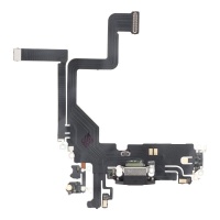 Charging Port Flex iPhone 14 Pro Gold Negro