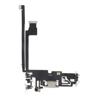 Puerto de carga flex para iPhone 12 Pro Max Blanco