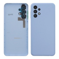 Back cover with camera lens and bezel for Samsung A13 A135 A137 Azul