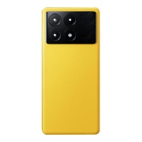 Back cover with camera frame for Xiaomi Poco X6 Pro Yellow