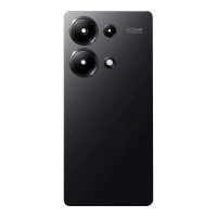 Complete back cover with camera frame for Redmi Note 13 Pro 4G Midnight Black