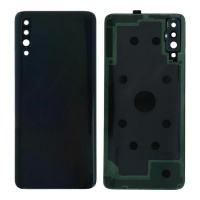 Complete back cover with camera frame for Samsung A70 Black