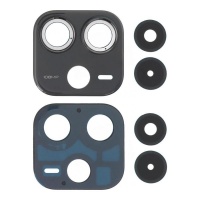Rear camera lens and frame for Redmi Note 14 4G Midnight Black