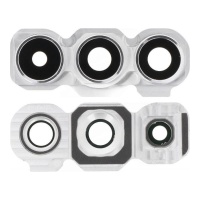 Rear camera lens and bezel for Samsung A54 5G White Rear camera lens and bezel for Samsung A54 5G White